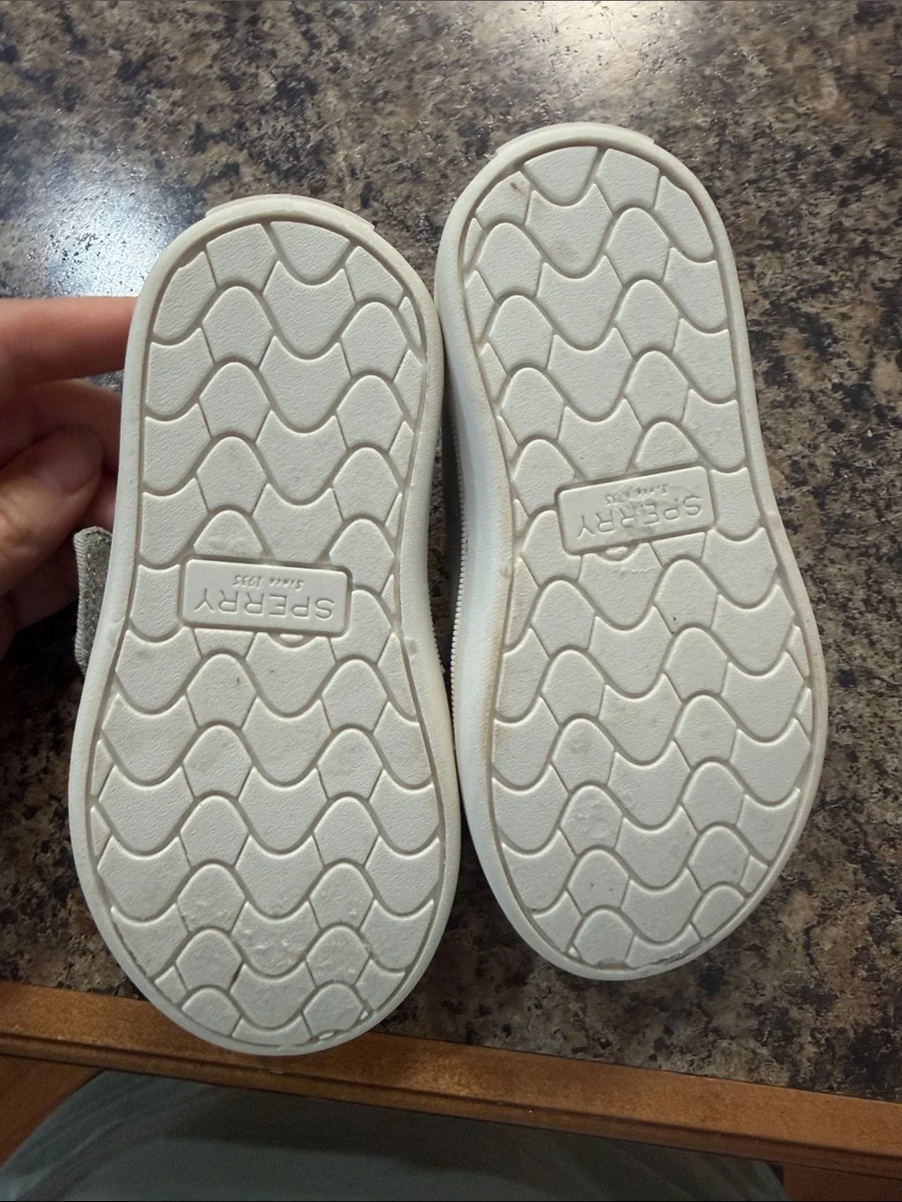 Sperry Kids Navy Canvas Slip-On Moccasins